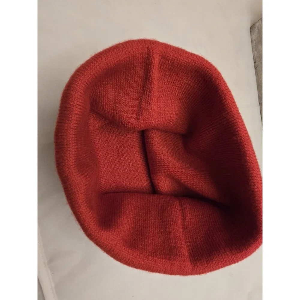Sanrio Hello Kitty White Red Knit Beanie Hat 3D Ears Bow Youth 2021 Fall Winter